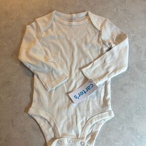 Carter's Cream Long Sleeve Bodysuit